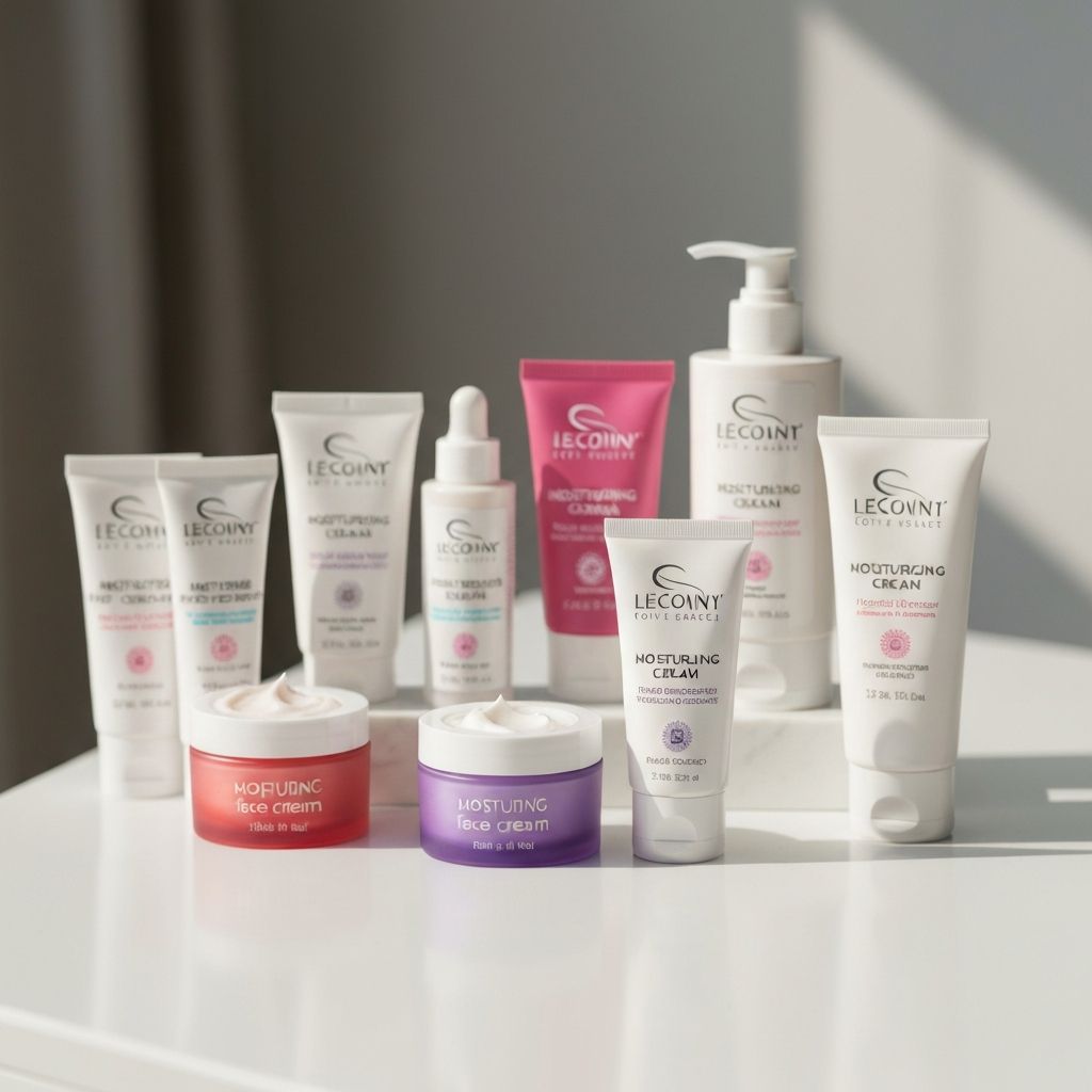 Hydrating skincare consultation